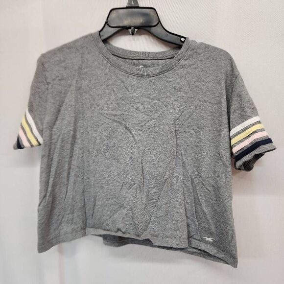 Hollister and Aeropostle Lot of 2 Size Small Tops Casual Women's Short-Sleeve W - Picture 5 of 11